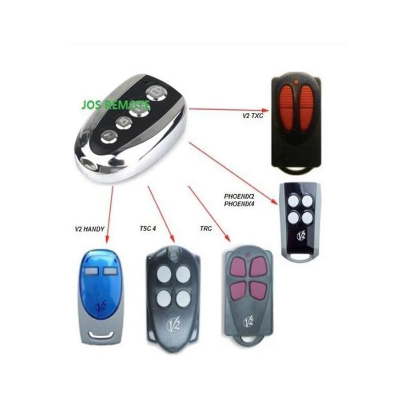 

FOR V2 garage door remote repacement Rolling code 433.92MHZ FREE SHIPPING
