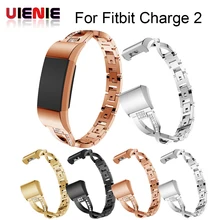 Роскошные хрустальные часы ремешок для FitBit Charge 2 Смарт часы замена Браслет для charge2 ремни со стразами