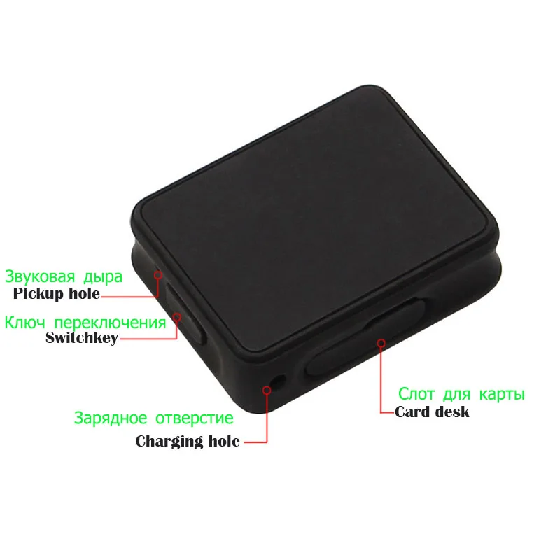 Mini GPS Tracker Spy Device Miniature GPS Locator Without Installation Personal Tracker Anti-theft Remote Hearing Monitoring