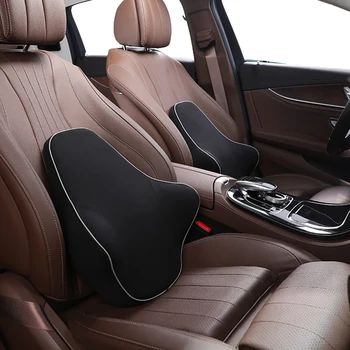 

Memory cotton car waist cushion in summer car backrest