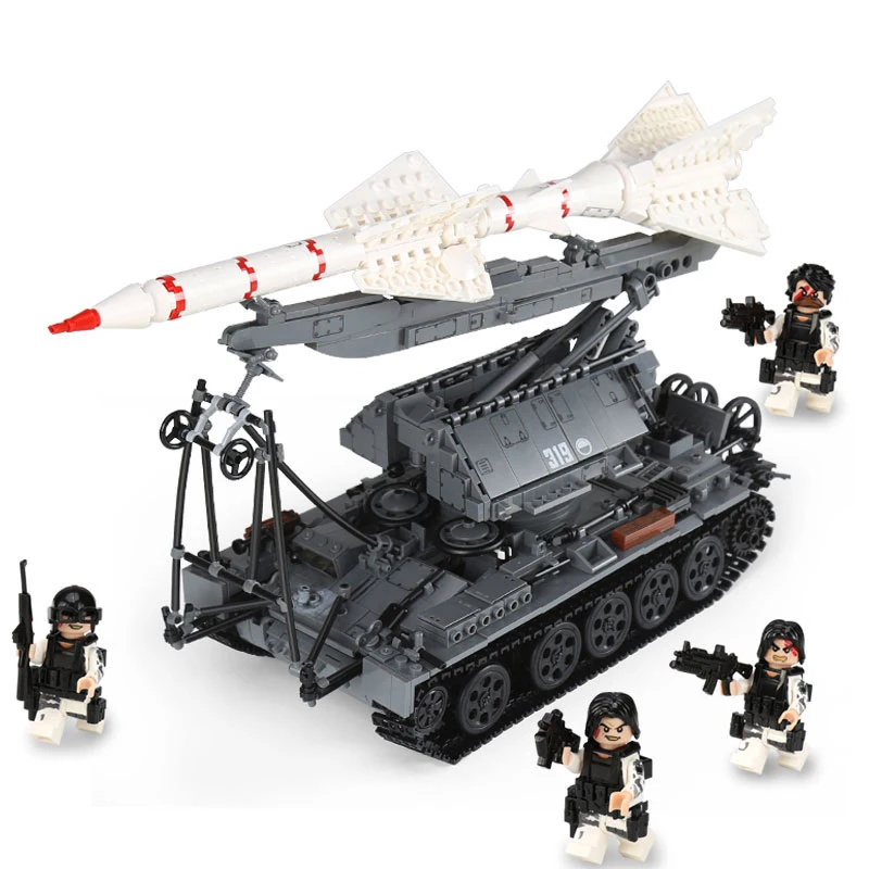 

Military Series The SA-2 Guideline Kit Model 1623Pcs Set Building Blocks Bricks Educational Boy Toys For Children Kids Gifts