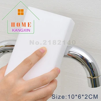

1000pcs/lot White Magic Sponge Eraser Melamine Cleaner 100*60*20mm Melamine Sponge For Kitchen Cleaning Melamine-sponge Supplier