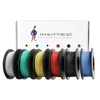Alambre trenzado de 42 m/caja, cable Flexible de silicona UL3132 de 26 AWG, cable electrónico de cobre estañado aislado de goma, 6 colores, 7m/color ► Foto 2/6