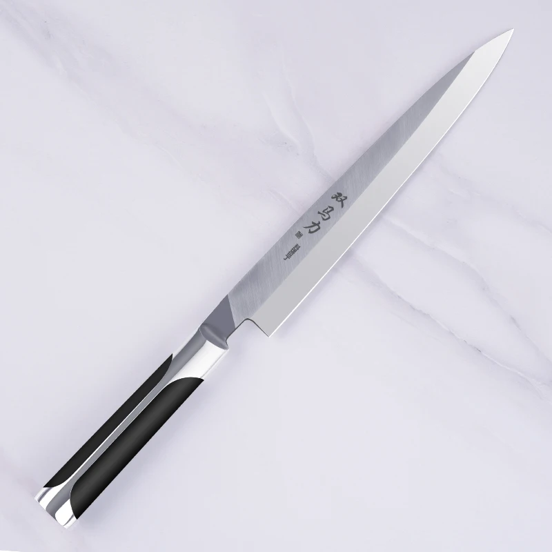 Профессиональный нож для суши, японский лосось, сашими, кухонные ножи из нержавеющей стали, сырой Филейный Нож для рыбы, кухонные инструменты, японская сталь