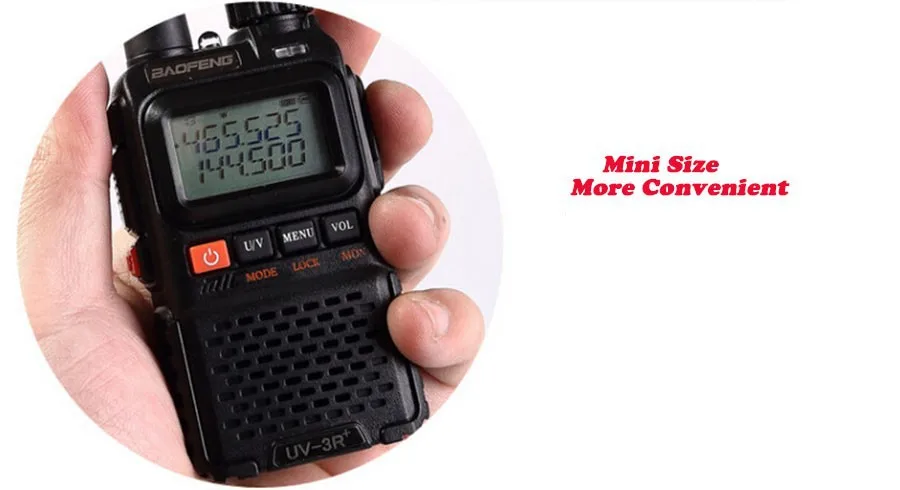 Новейшая модель; baofeng UV-3R плюс Interphone два 2 Way Радио Портативный мини иди и болтай Walkie Talkie для Uhf мобильное радио двухдиапазонный УКВ радио морской