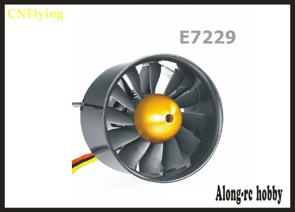 free shipping Freewing 90MM metal EDF E7229 12 blades ducted fan with 6s outrunner  Brushless Motor 3748 KV1650  for 90 mm plane
