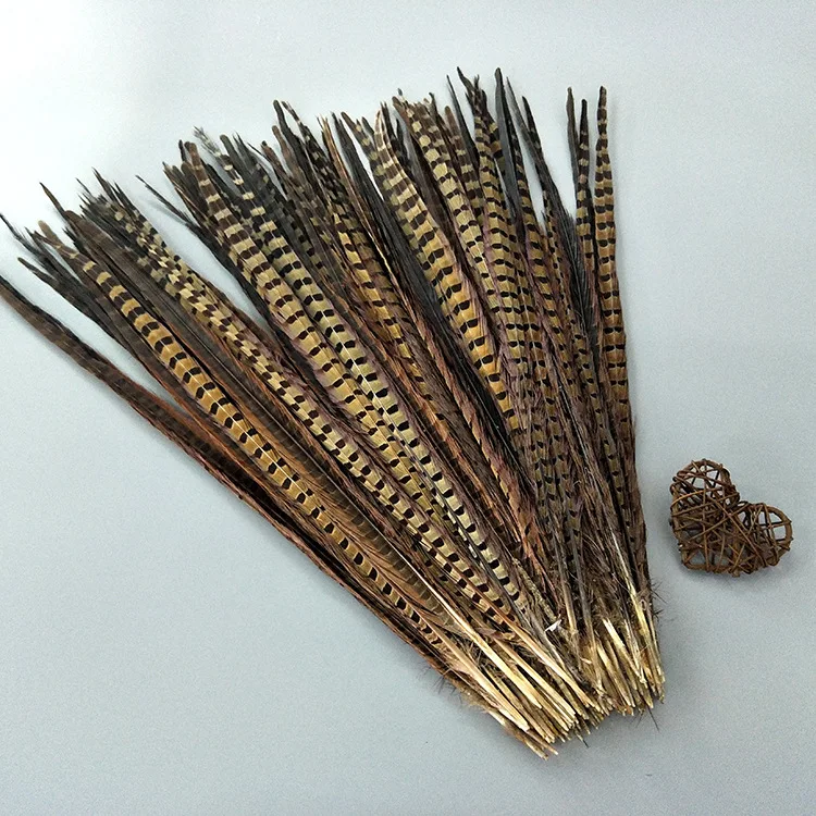 

1PC 35-40CM Quality Atural Ringneck Pheasant Tail Feathers for Crafts Wedding Decorations Pheasant Feather Plumes Plumas