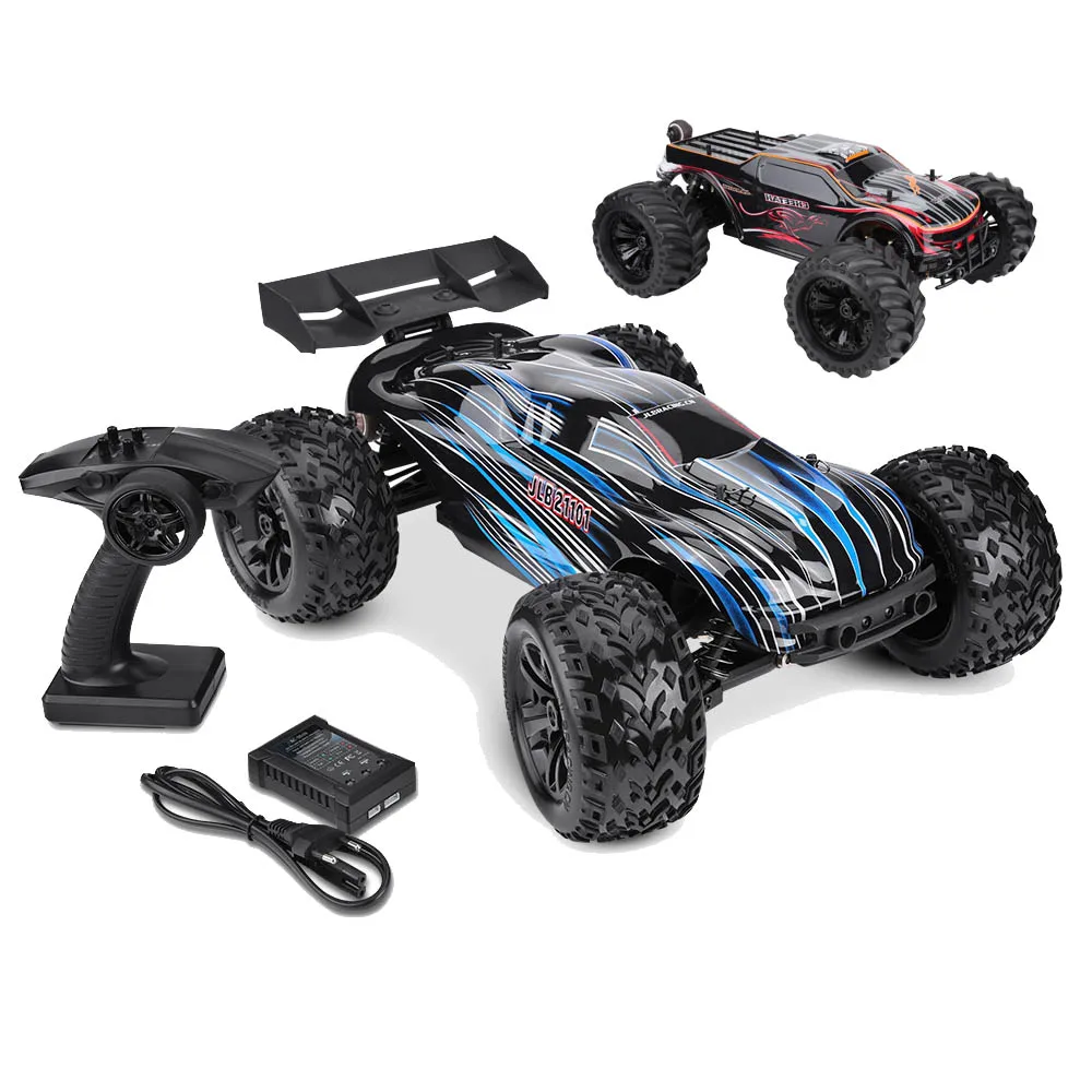 

JLB Racing 11101 21101 1:10 Four-Wheel Drive Waterproof 3670 Brushless Motor RC Racing Cars 80km/h RC Monster Truck Model Toy