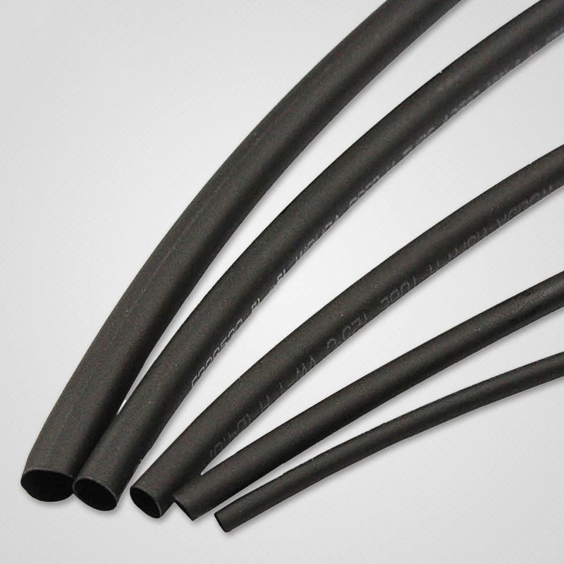 

1Meter 2:1 Black Heat Shrink Tube transparent shrinkable tubing 1mm 2mm 3mm 4mm 5mm 6mm 8mm 10mm cable sleeve wrap wire