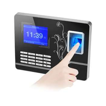

Biometric Fingerprint Password Time Attendance Machine with 2.8 Inch TFT Screen Employee Checking-in Recorder Reader