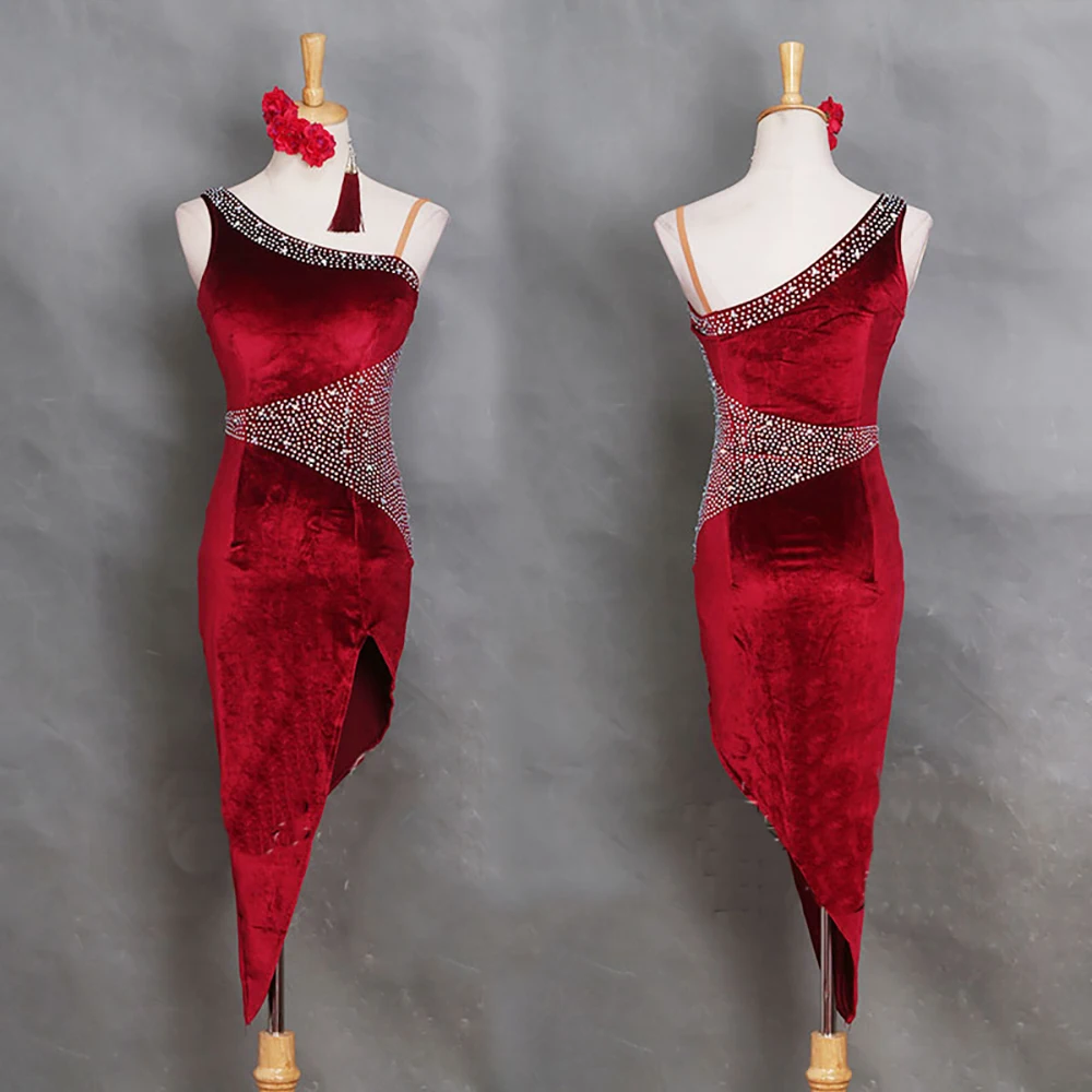 

2018 Latin Dance Dress Women Women Regata Feminina Dance Wear Roupa De Ginastica Lady Ballroom Cha Cha Rumba Samba Dance Costume