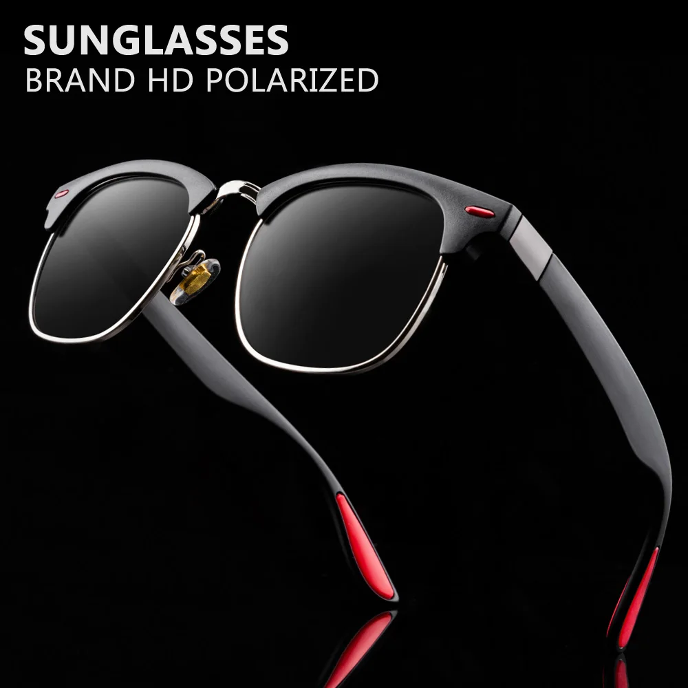 Brand Classic Polarized Sunglasses Men Women Retro Designer Sun Glasses Female Male Fashion Mirror Sunglass De Sol