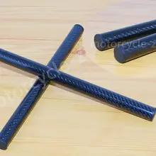 2 шт. Универсальный Мотоцикл углеродного волокна Замена ручки бар клип для Honda Yamaha BMW Racing