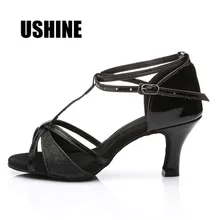 Каблук 7 см/5 см черный Туфли для латинских танцев женские Костюмы для бальных танцев Zapatos Salsa Mujer Zapatos de BAILE Костюмы для латиноамериканских танцев o Mujer 255