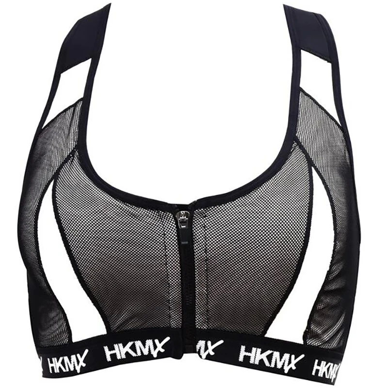 Women's sports bra fashion underwear zipper front buckle underwear ultra-thin XL shockproof and quick-drying ladies underwear