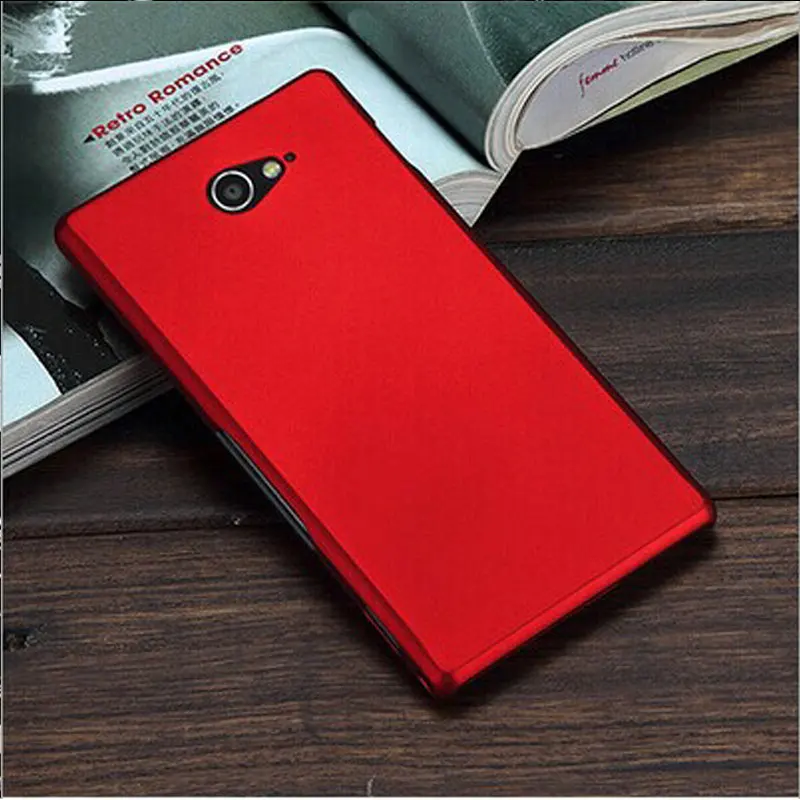

For Sony Xperia M2 Case Matte Hard Plastic Back Case For Coque Sony Xperia M2 Dual D2302 Cover S50H D2303 Phone Cases Black Capa
