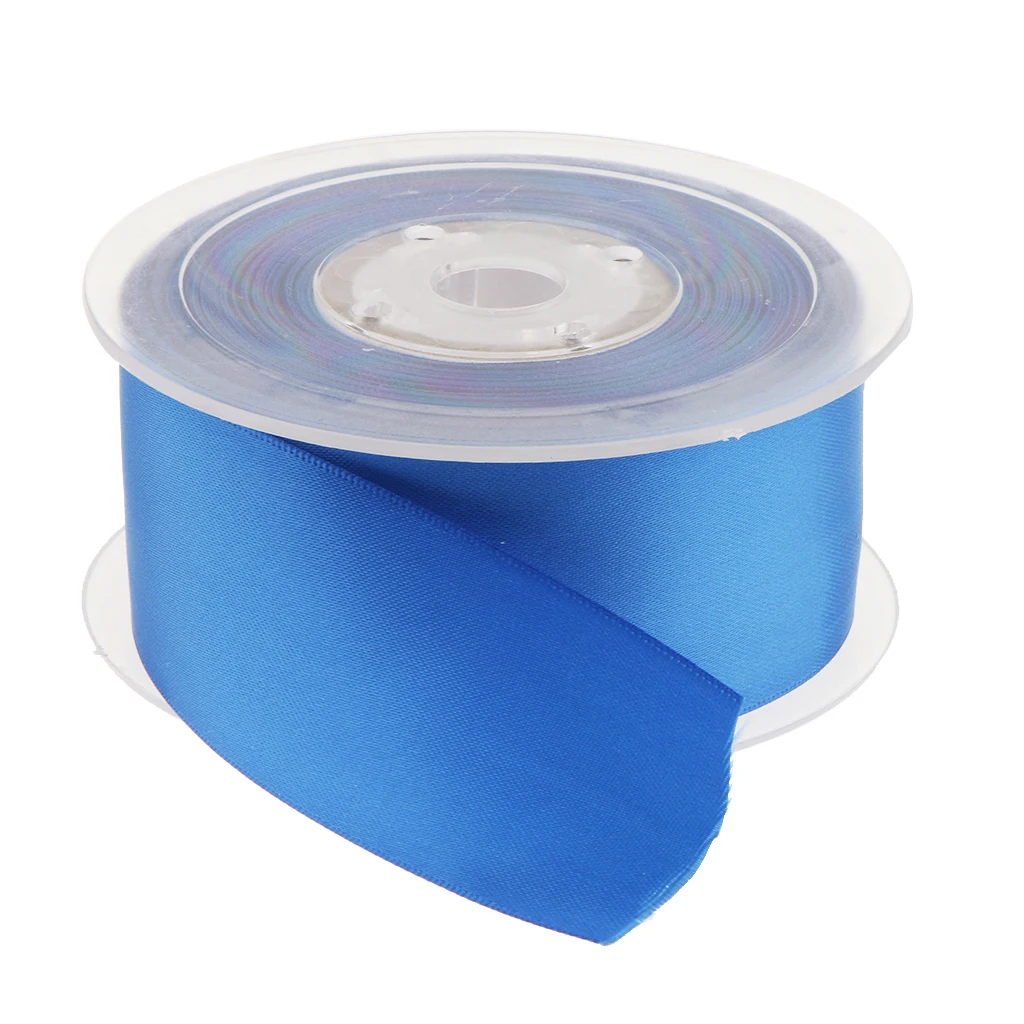 15 Meters Double Sided Polyester Satin Ribbon for Wedding Party Gift Wrapping Craft 38mm