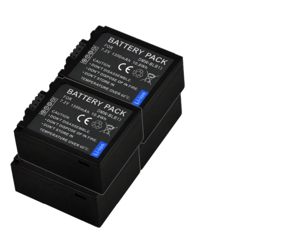 

New 4 Piece / Package Camera Battery DMW-BLB13E BLB13 For DMC-G1WEG-R GH1 G1 G1A G1K G10KGK G2KGK G2R GF1