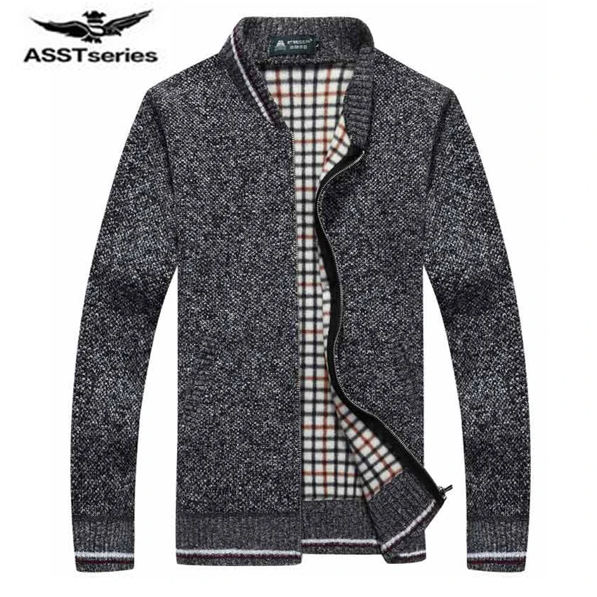 Winter Spring Sweaters Men Warm Thick Cardigans Sweater
