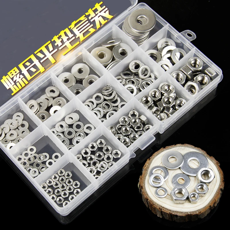 Juego de 200 piezas de acero inoxidable 304, tuerca hexagonal, tapón de arandela almohadilla de resorte, para el hogar, M3M4M5M6M8, Envío Gratis|nut screw|hex nut screwscrew - AliExpress