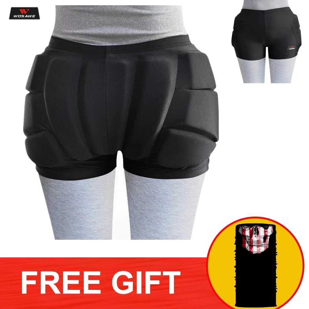 

WOSAWE Children Motorcycle Pants Outdoor Sports Skiing Shorts Hip Pad Protector Armor Ski Snowboard Skate Pants Motor Shorts
