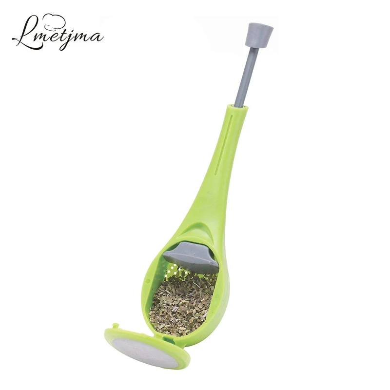 LMETJMA Loose Leaf Tea Strainer Food Grade Plastic Coffee Measure Swirl Steep Stir Press Infuser LK0017 | Дом и сад