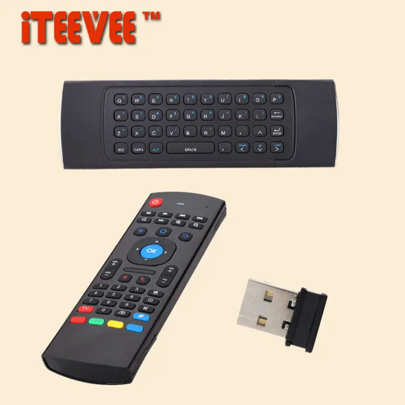 50 шт. MX3 "Воздушная" мышь Беспроводной мини клавиатура 2 4 ГГц для ПК HTPC