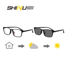 UV400 стандарт Blu-Ray защита переход очки с диоптриями диоптрические очки для чтения Oculos De Grau Для женщин Для мужчин диоптрий очки