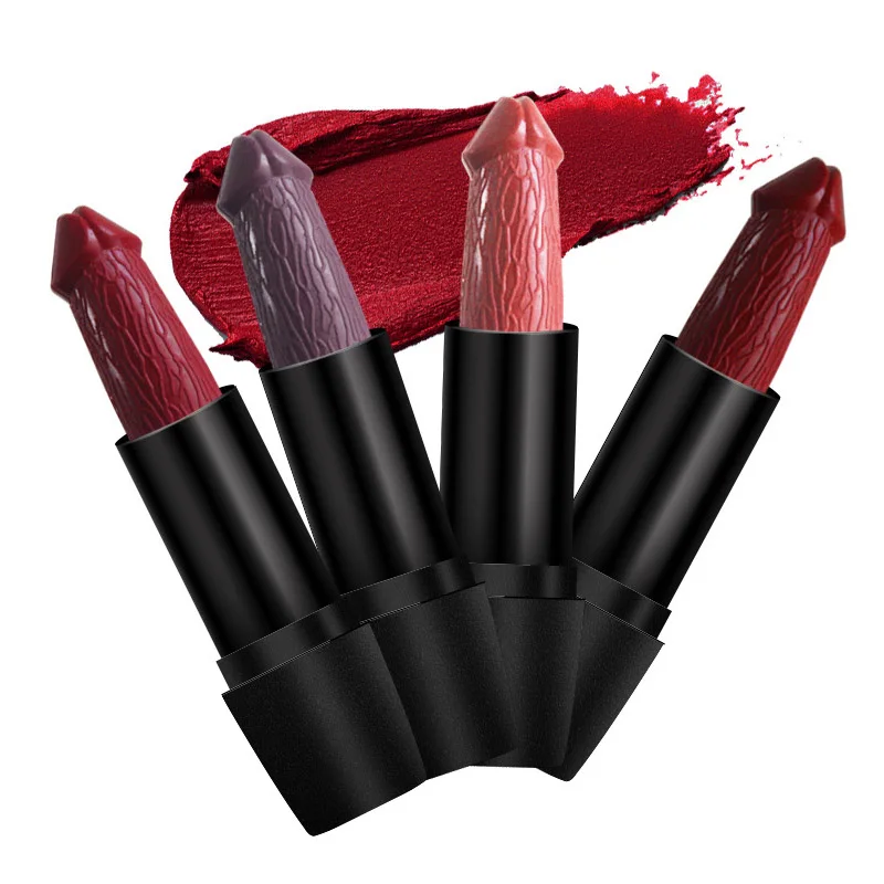 

Women Matte Lipstick Waterproof Long Lasting Makeup Mushroom Head Lip Stick Cosmetics KG66