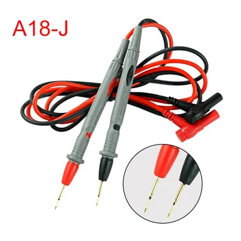 

A-18 Digital Multimeter Multi Meter J Needle Tip Probe Test Leads Pin Hot Universal Tester Lead Probe Wire Pen Cable