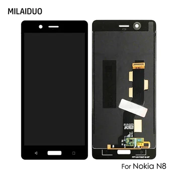 

LCD Display For Nokia 8 N8 Touch Screen Digitizer Sensor Panel Assembly Replacement 5.3" Black No Frame 100% Tested 2560*1440