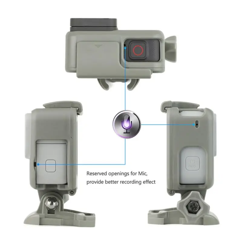 

Protective Housing Camera Case Cover Border Frame Base for GoPro Hero 5 6 7 Sport Camera Accessories
