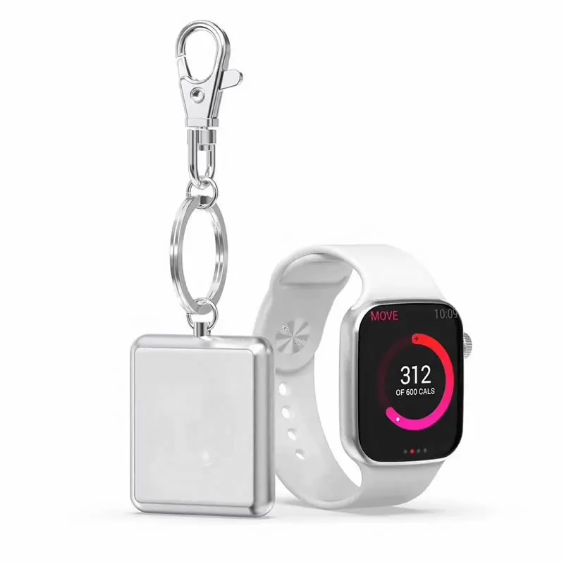 Кольцо для ключей магнитное Беспроводное зарядное устройство Apple Watch Series 4 3 2 1