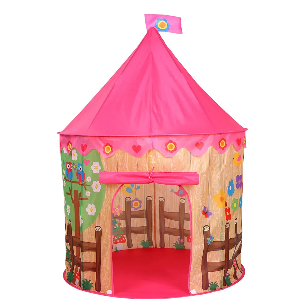 Складной детский игровой тент в/уличный игрушечный домик для мальчиков и девочек, Приморский вигвам, палатка для игр, подарки на день рождения и Рождество