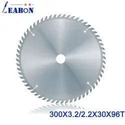 LEABON 300 мм (12 ") TCT режущие диски 300*3,2*30*96 т (ATB зубы) Деревообработка круговой пилы для фреза для деревообработки