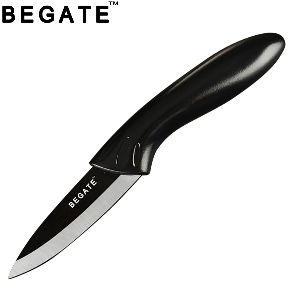 BEGATE Brand Zirconium Black Blade Ceramic Knife Comfortable Handle Kitchen Knife Handmade 3