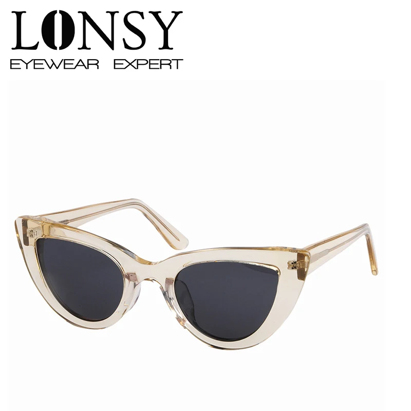 

LONSY Women Handmade Acetate Sunglasses Eyewear Polarized UV400 LS7004