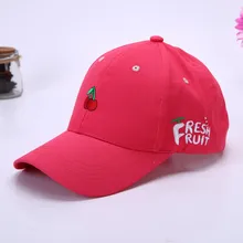 Летняя женская кепка для гольфа с вышитыми фруктами, Регулируемая Кепка-бейсболка, бейсбольная уличная одежда gorra hombre