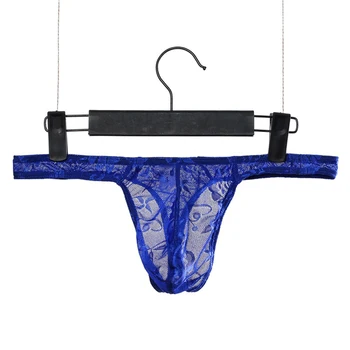 

Ultra-thin lace underwear mens thongs and g strings sexy string homme gay underwear breathable lingerie men thong tanga hombre