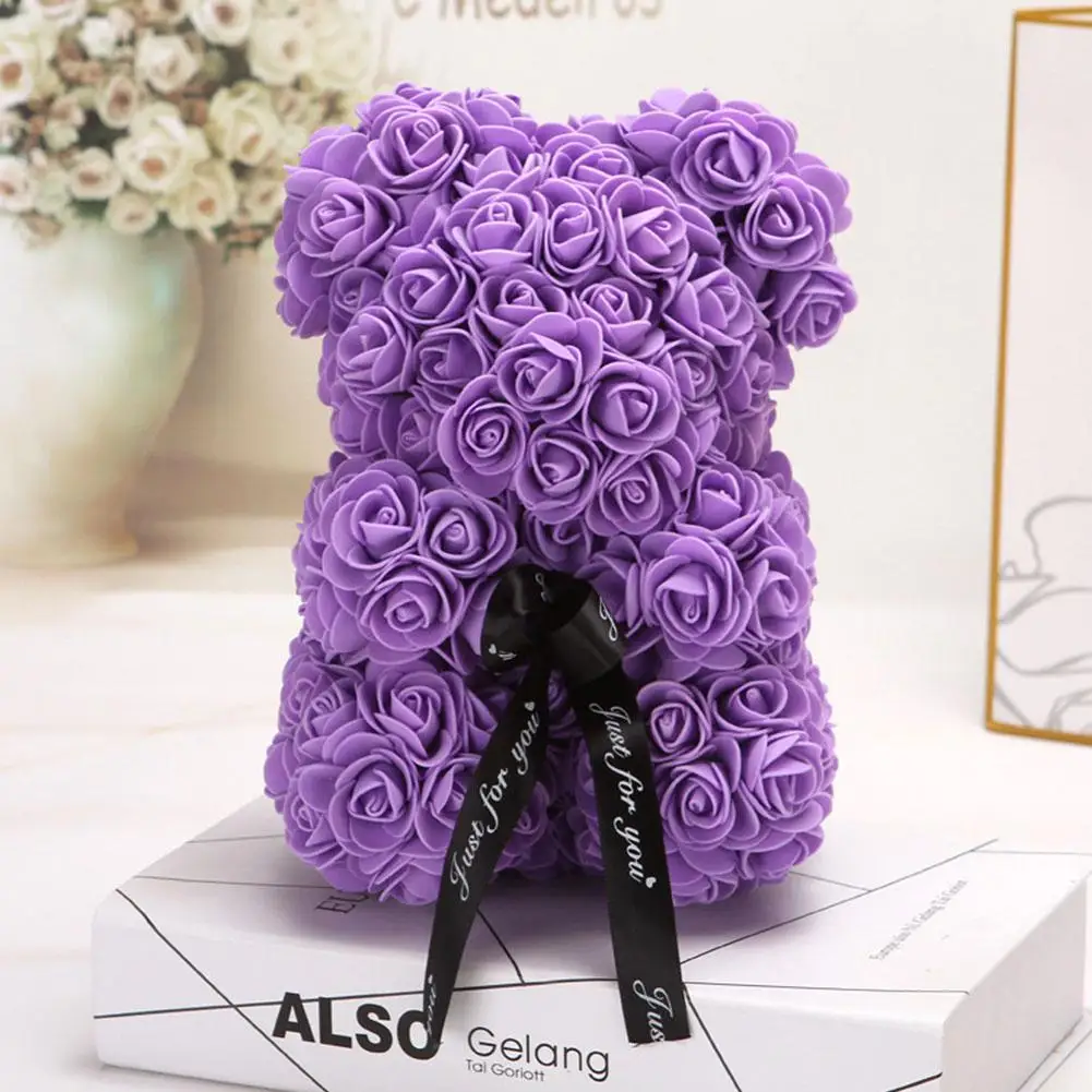 

Party holiday gift artificial PE pink bear DIY Valentine's Day gift PE pink doll gift creative wedding party