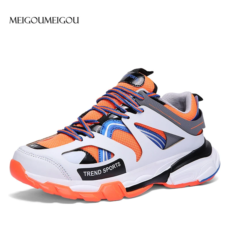 Novedad de 2019! zapatillas de hombre MEIGOUMEIGOU de tendencia juvenil, de moda para hombre, zapatos informales transpirables con cordones para hombre|Calzado vulcanizado de hombre| - AliExpress