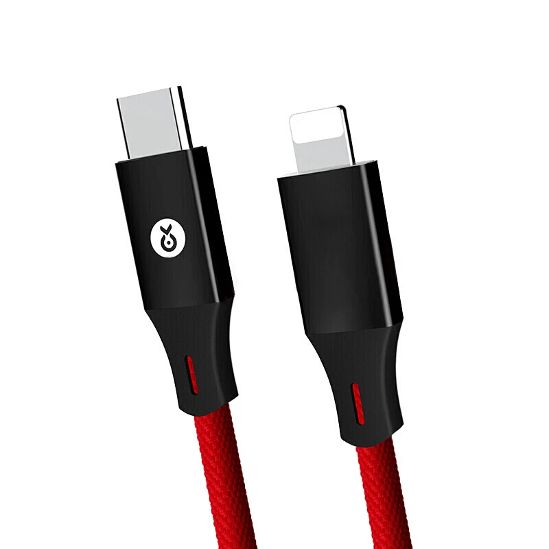 Biaze 1.2 M USB PD كابل نوع C PD سريع كابل شحن الهاتف المحمول شحن سلك ل فون X XS 8 7 زائد USB C مزامنة بيانات كابلات