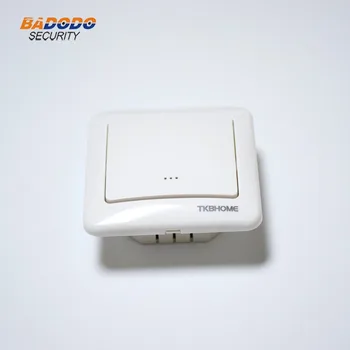 

Z-WAVE Plus TKB Home TZ35S Single Wall Dimmer ON/OFF switch with Single Paddle for lighting control system 80x80mm type