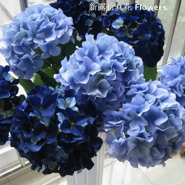 

artificial flower artificial flower silk flower props seashells hydrangea flower