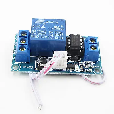 

1 Channel 24V Latching Relay Module Board with Touch Bistable Switch