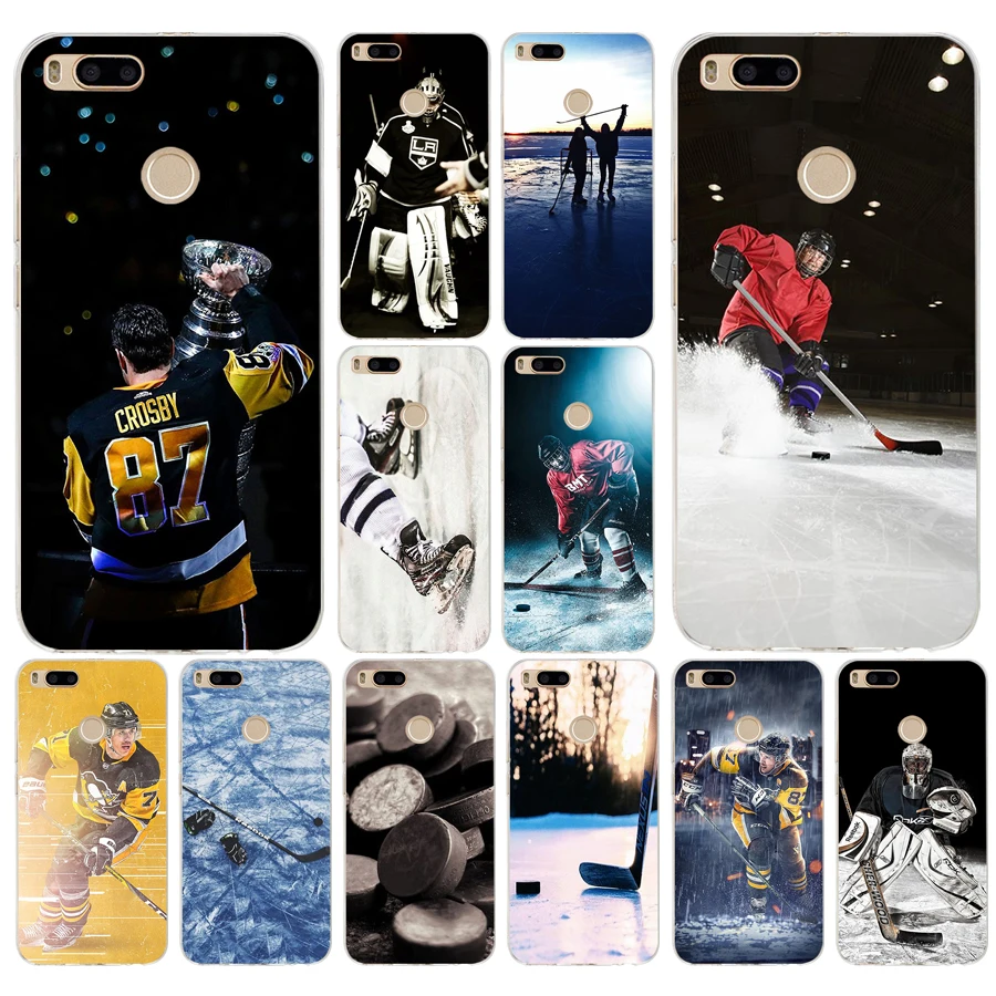 

82A I love ICE Hockey Silicone Soft Tpu Cover phone Case for xiaomi redmi 4a 6a 4x note 5a pro mi a1