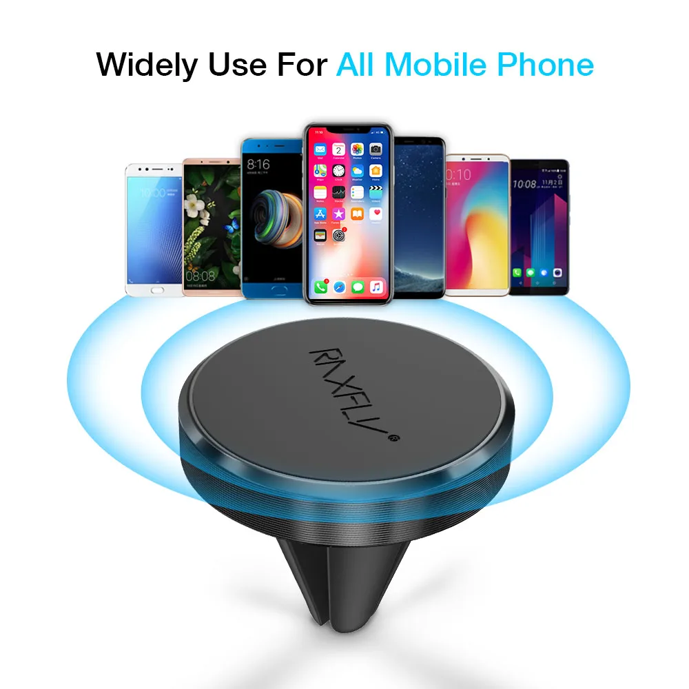 RAXFLY Auto Telefon Halter Magnetische Air Vent Halterung Magnet Smartphone Unterstützung Mobile Au