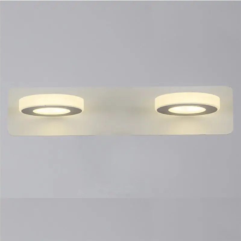 led 10 w rotondo acrilico bagno make up specchio applique da parete moden led bagno lampada