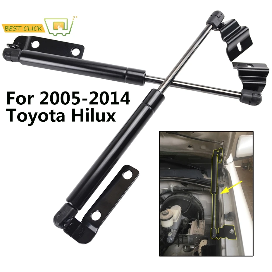 2 шт. для Toyota Hilux Vigo SR5 демпфер пикапа поддерживающий подъем 2005 2014 Shock 2010 2011 2012 2013