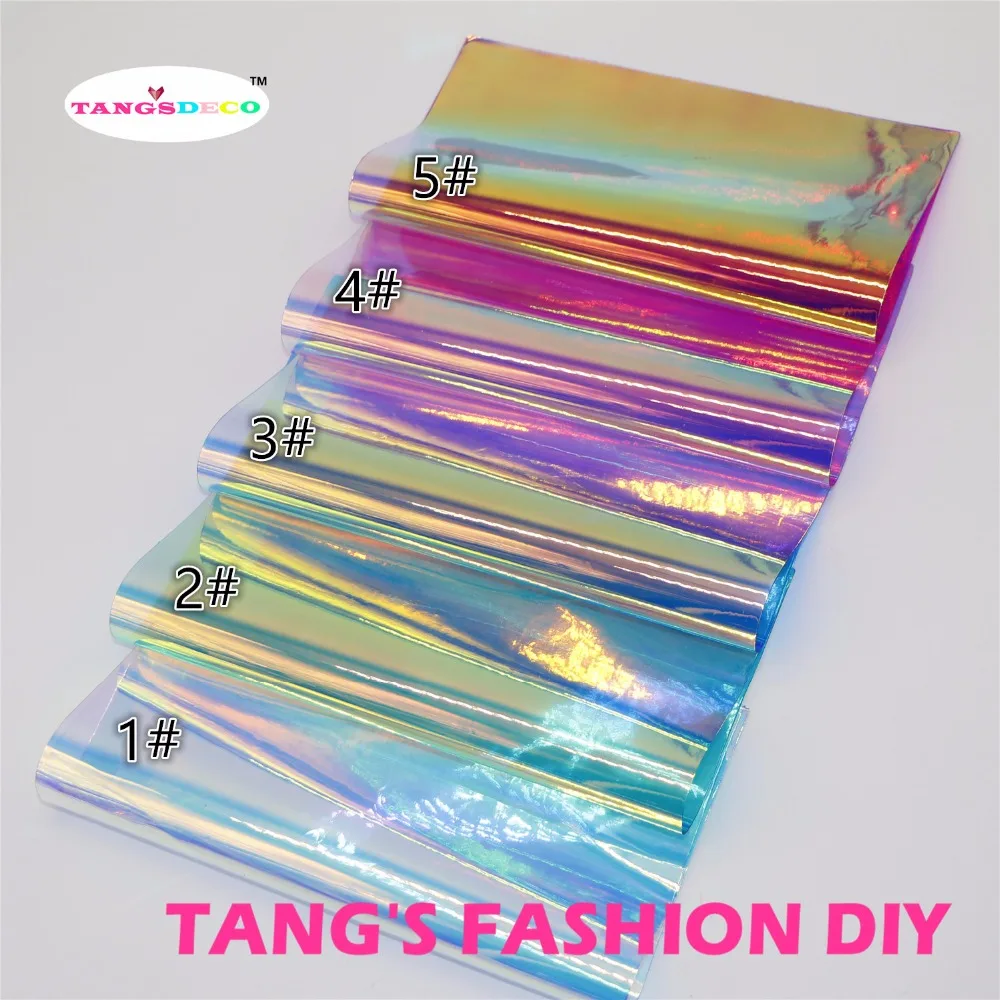 Лазерный цветной прозрачный ПВХ/прозрачная ткань 20x23 см 5 шт.|transparent pvc fabric|pvc fabriclaser